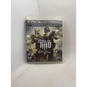 Army of Two The Devil's Cartel Overkill Edition PS3 Video Game Multiplayer
